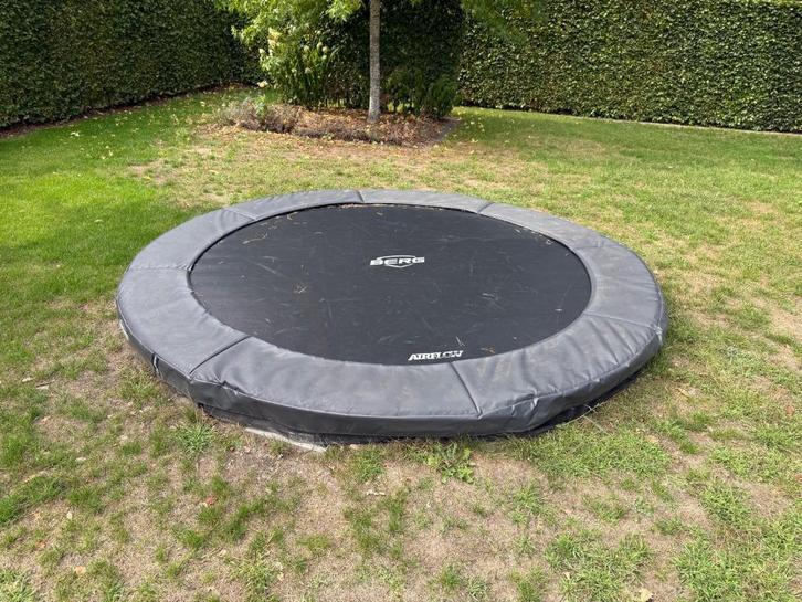 Trampoline Berg Champion Inground 330cm, Kinderen en Baby's, Speelgoed | Buiten | Trampolines, Gebruikt, Ophalen