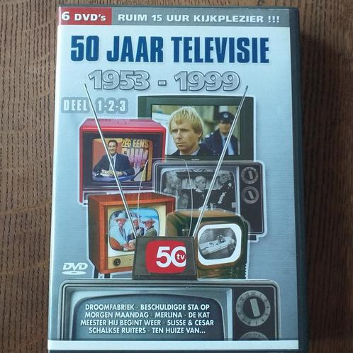 6 DVD ~ 50 Jaar Televisie ~ Deel 1 - 2 - 3 ~ 1953 -1999, Cd's en Dvd's, Dvd's | Documentaire en Educatief, Gebruikt, Ophalen