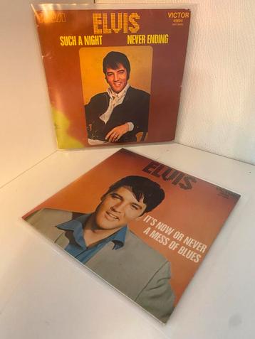 Elvis Presley 2 singles 64 & 71 beschikbaar voor biedingen