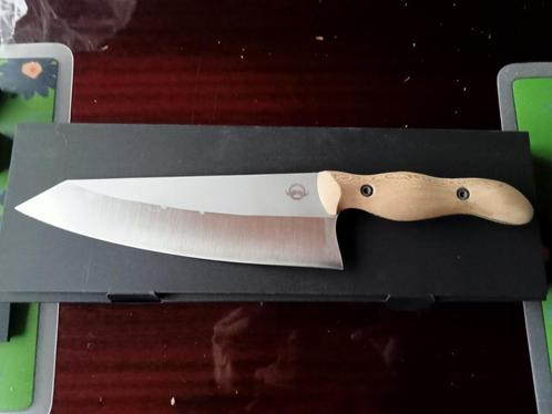 koksmes Mknives, Huis en Inrichting, Keuken | Bestek, Zo goed als nieuw, Los bestek, Overige materialen, Ophalen