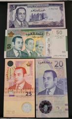 Marokkaanse bankbiljetten 50 dirham 25 20 05 dirham unc, Postzegels en Munten, Ophalen of Verzenden, Bankbiljetten