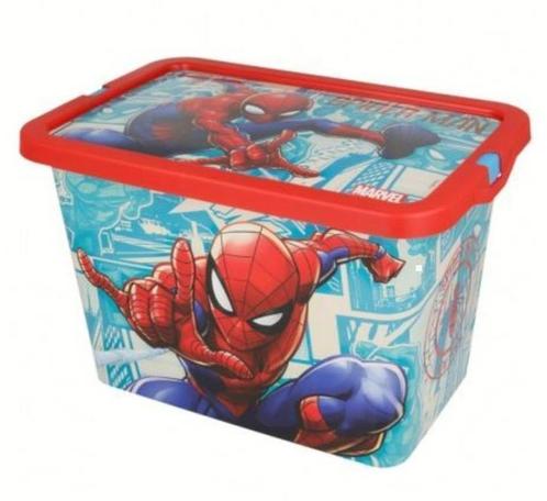 Spiderman Opbergbox - 7 Liter - 13 Liter - 23 Liter - Marvel, Kinderen en Baby's, Kinderspulletjes, Nieuw, Ophalen of Verzenden