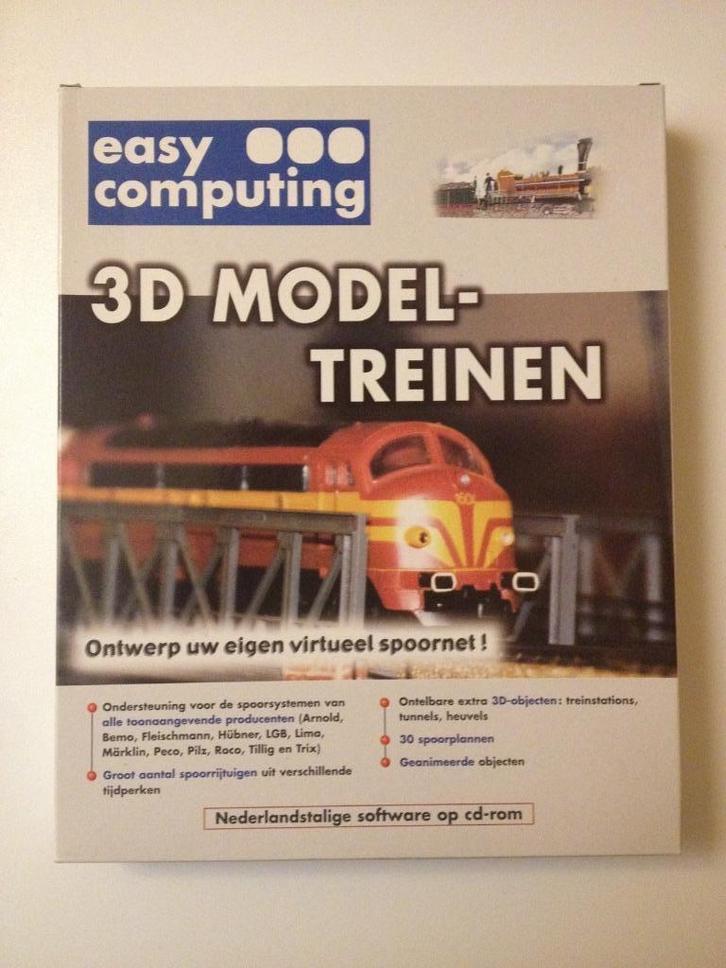 3D Modeltreinen (PC CD-ROM), Games en Spelcomputers, Games | Pc, Zo goed als nieuw, Overige genres, 1 speler, Ophalen of Verzenden