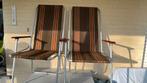 Kampeerstoelen vintage 2 stuks, Ophalen, Gebruikt