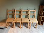 Set van 4 IKEA stoelen, Huis en Inrichting, Stoelen, Ophalen, Gebruikt, Bruin, Vier