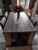 Eettafel 1m90 X 1m met stoelen, Huis en Inrichting, Complete eetkamers, Ophalen