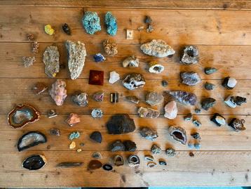 Collectie mineralen - 78 stuks