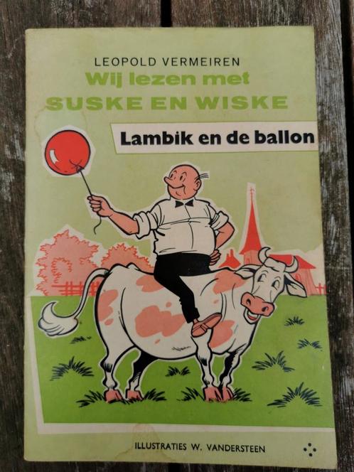 Wij lezen met Suske en Wiske Lambik en de ballon - Vermeiren, Antiek en Kunst, Antiek | Boeken en Manuscripten, Ophalen of Verzenden