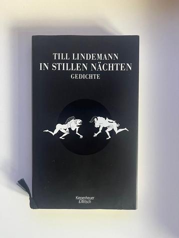 Till Lindemann – In Stillen Nächten Boek / Poëziebundel beschikbaar voor biedingen
