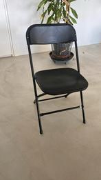 Plooibare zwarte stoelen 10 stuks, Huis en Inrichting, Stoelen, Ophalen, Zo goed als nieuw