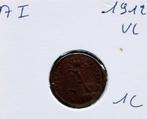 1 cent 1912 flamand, Enlèvement ou Envoi, Monnaie en vrac, Métal