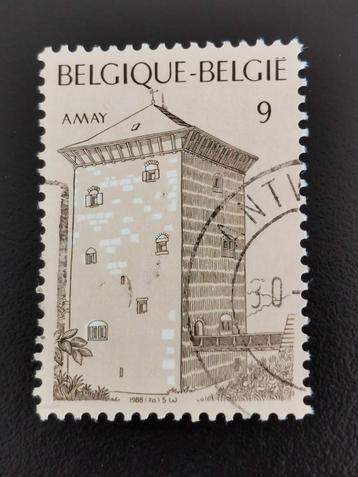 Belgique 1988 - Amay - Tour romane, Enlèvement ou Envoi, Affranchi