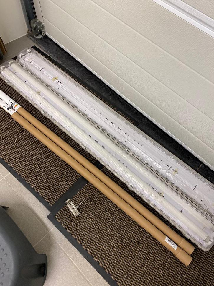 Tl armatuur 150cm met 2 lampen, Huis en Inrichting, Lampen | Losse lampen, Gebruikt, Overige typen, Ophalen