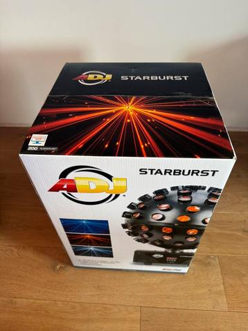 ADJ Starburst Disco LED ball 5x15w! Nieuw + factuur/garantie, Enlèvement ou Envoi, Neuf, Boule à facettes, Commande sonore