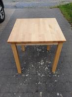 Table carrée Ikea Bois massif 74 cm, Ophalen, Gebruikt, 50 tot 100 cm, Vierkant