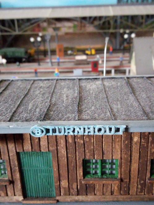 naambord NMBS schaal ho //n of 1, Hobby en Vrije tijd, Modeltreinen | Overige schalen, Zo goed als nieuw, Brug, Tunnel of Gebouw