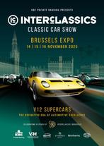 2 e-tickets Interclassics Carshow Brussel 14 - 16/11, Tickets en Kaartjes, November
