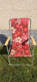 Vintage/retro tuinstoel campingstoel, Caravans en Kamperen, Kampeermeubelen, Ophalen of Verzenden, Zo goed als nieuw, Campingstoel