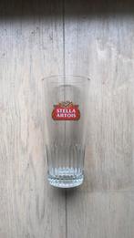 Glas Stella Artois geribd glas., Verzamelen, Ophalen, Zo goed als nieuw, Stella Artois