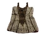 (60) - top femme t. 36 noir et blanc, Kleding | Dames, Topjes, Zwart, Ophalen of Verzenden, Zo goed als nieuw, Maat 36 (S)