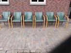 6 Leolux Cimaronne eetkamerstoelen, Huis en Inrichting, Ophalen, Gebruikt, Leer