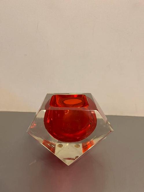 Sommerso diamantvorm, Antiek en Kunst, Antiek | Glaswerk en Kristal, Ophalen of Verzenden