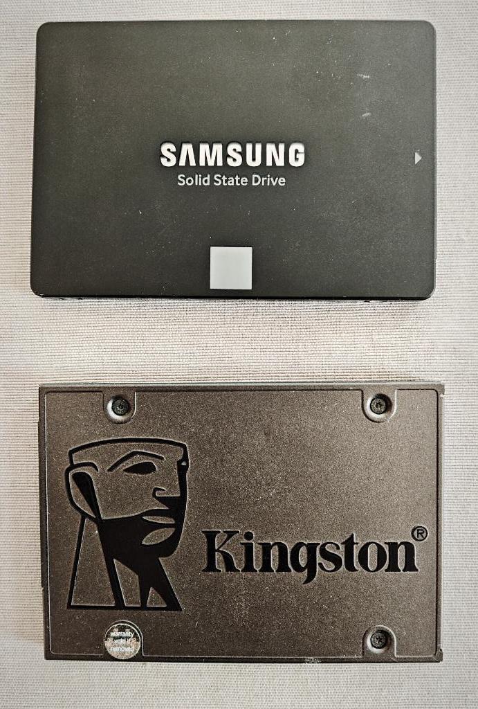 Samsung & Kingston 500 GB SATA SSD, Computers en Software, Harde schijven, Gebruikt, SSD, SATA, Ophalen of Verzenden