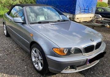 Bmw 318 ci cabriolet 136 cv 112000 km échange possible, Autos, Argent ou Gris, Achat, Boîte manuelle, Noir