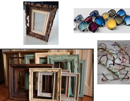 GEZOCHT VOOR KUNSTPROJECT - Oude brillen en kaders, Antiek en Kunst, Curiosa en Brocante, Ophalen