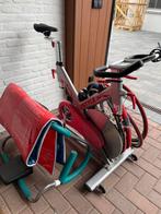 Spinningfiets + beugel voor buikspieren, Ophalen, Spinningfiets