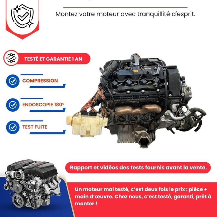 COMPLETE MOTOR BMW X5 E70 4.8i 4.8 V8 355CV, Auto-onderdelen, Motor en Toebehoren, BMW, Nieuw, Ophalen of Verzenden