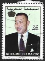 1 Postzegel Marokko 2009 Koning Mohammed VI, Ophalen of Verzenden, Marokko, Gestempeld