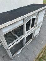 Konijnenhok wit gepatineerd, Dieren en Toebehoren, Ophalen, Cavia, 90 cm of meer, Hok