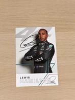 Lewis Hamilton Hand Signed A5 Official Card - Mercedes AMG F, Comme neuf, Enlèvement, ForTwo