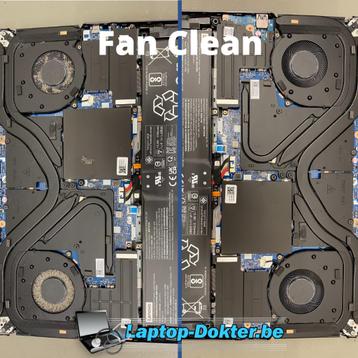 Laptop onderhoud - Fan clean beschikbaar voor biedingen