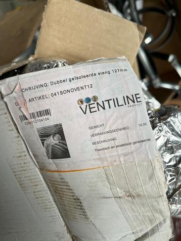 Ventiline & sonoflex dubbel geïsoleerde flex 127 203 & 102mm beschikbaar voor biedingen