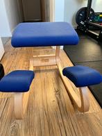 Bureaustoel ergodome, Ophalen, Blauw, Zo goed als nieuw, Bureaustoel