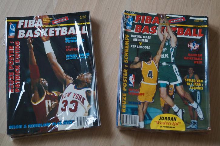 FIBA Basketball - officieel nieuwsblad 1993 + 1994, Sport en Fitness, Basketbal, Ophalen of Verzenden