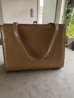 Vintage handtas, Handtassen en Accessoires, Tassen | Damestassen, Handtas, Beige, Gebruikt, Ophalen of Verzenden