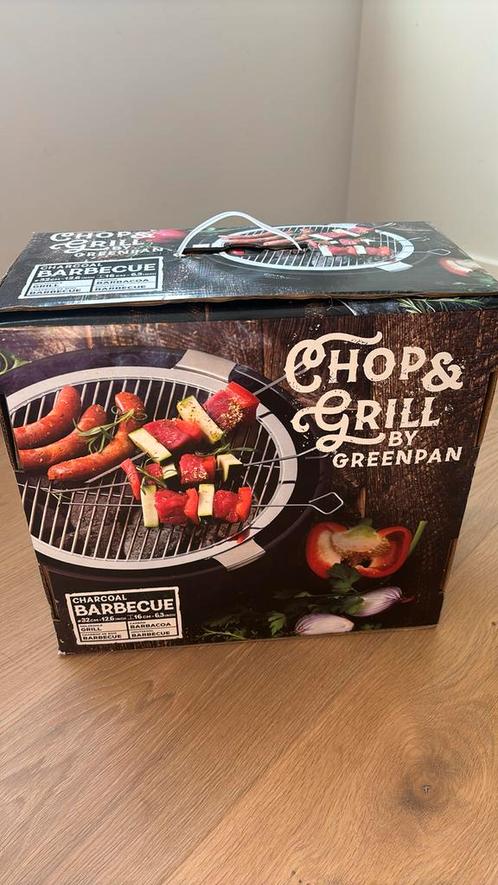 Nieuwe draagbare houtskoolbarbecue – GreenPan Chop & Grill, Elektronische apparatuur, Gourmetstellen, Nieuw, Ophalen