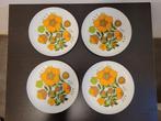 set van 4 vintage Tefal melamine borden, Ophalen of Verzenden
