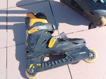 patins à roulettes, Rollers 4 roues en ligne, Bauer, Comme neuf, Enlèvement