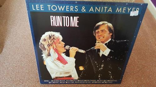 LEE TOWERS & ANITA MEYER - RUN TO ME (1985) (LP), Cd's en Dvd's, Vinyl | Pop, Zo goed als nieuw, 1980 tot 2000, 10 inch, Verzenden