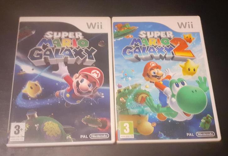 Collection Super Mario Galaxy pour Wii, Games en Spelcomputers, Games | Nintendo Wii, Zo goed als nieuw, Platform, 2 spelers, Vanaf 7 jaar