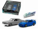 Kit maquettes Fast & Furious CHEVELLE 1970 NISSAN SKYLINE, Enlèvement ou Envoi, Neuf, Voiture