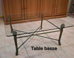 Table basse, Maison & Meubles, Tables | Tables de salon, Enlèvement, Comme neuf, Verre