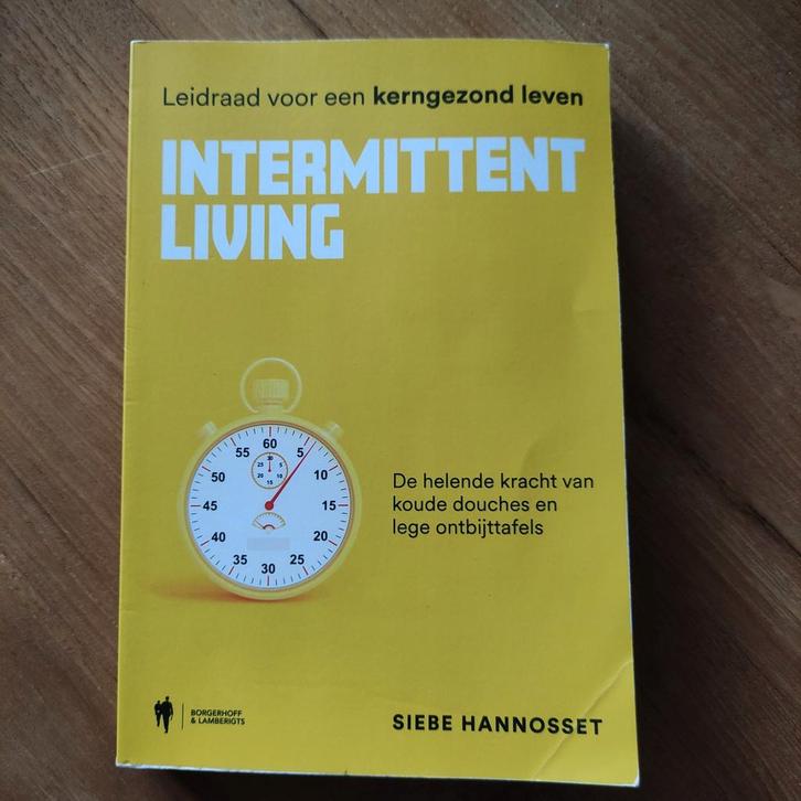 Siebe Hannosset - Intermittent Living, Livres, Santé, Diététique & Alimentation, Comme neuf, Santé et Condition physique, Enlèvement