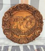 Plaque murale vintage en bois sculpté Vianden art, Enlèvement ou Envoi