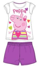 Peppa Pig Shortama Paars - Maat 98 - 104 - 110 - 116 - 122, Fille, Vêtements de nuit ou Sous-vêtements, Enlèvement ou Envoi, Neuf