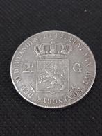 2 1/2 gulden 1847 Nederland, Timbres & Monnaies, Monnaies | Pays-Bas, Enlèvement ou Envoi, Argent
